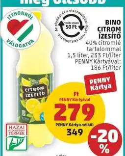 PENNY Bino Citrom Ízesítő ajánlat