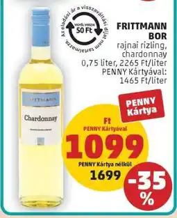 PENNY Frittmann bor ajánlat