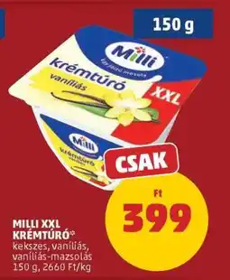 PENNY Milli XXL Krémtúró ajánlat