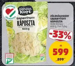 PENNY Zöldségeskert Savanyított Káposzta ajánlat