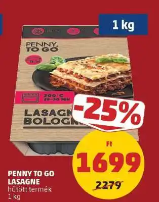 PENNY PENNY TO GO LASAGNE ajánlat