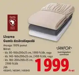 Lidl Livarno Gumis dzsörzélepedő ajánlat