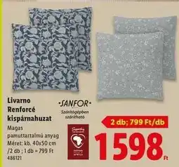 Lidl Livarno Renforcé kispárnahuzat ajánlat