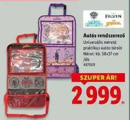 Lidl Autós rendszerező ajánlat