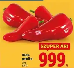 Lidl Kápia paprika ajánlat