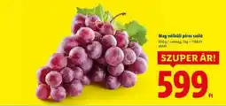 Lidl Mag nélküli piros szőlő ajánlat