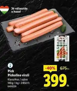 Lidl PICK Pickolino virsli ajánlat