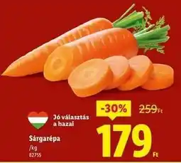 Lidl Sárgarépa ajánlat
