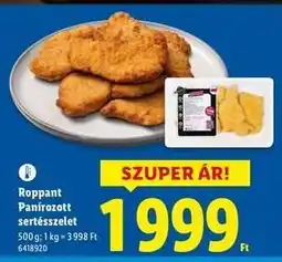 Lidl Roppant Panírozott sertésszelet ajánlat