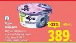 Lidl ALPRO Szójagurt ajánlat