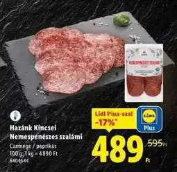 Lidl HAZÁNK KINCSEI Nemespenészes szalámi ajánlat
