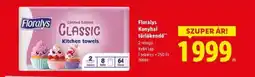 Lidl FLORALYS Konyhai törlőkendő ajánlat