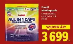 Lidl FORMIL Mosókapszula ajánlat