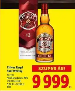 Lidl Chivas Regal Skót whisky ajánlat
