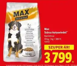 Lidl Max Száraz kutyaeledel ajánlat