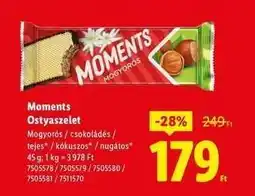 Lidl MOMENTS Ostyaszelet ajánlat