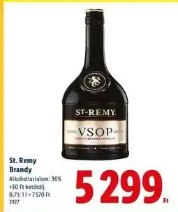 Lidl ST RÉMY BRANDY ajánlat