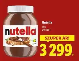 Lidl Nutella ajánlat