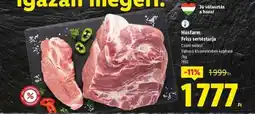 Lidl HÚSFARM Friss sertéstarja ajánlat