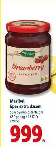 Lidl Maribel Eper extra dzsem ajánlat