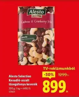 Lidl ALESTO SELECTION Kesudió-aszalt tőzegáfonya keverék ajánlat