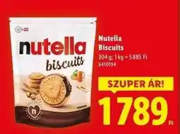 Lidl NUTELLA Biscuits ajánlat