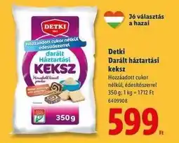 Lidl DETKI Darált háztartási keksz ajánlat