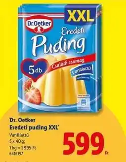 Lidl Dr. Oetker Eredeti Puding XXL ajánlat