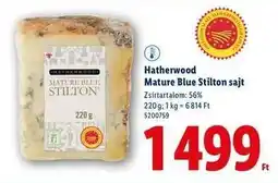 Lidl HATHERWOOD Mature Blue Stilton sajt ajánlat