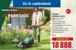 Lidl PARKSIDE Elektromos fűnyíró ajánlat