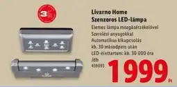 Lidl LIVARNO home Szenzoros LED-lámpa ajánlat