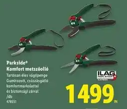 Lidl PARKSIDE Komfort metszőolló ajánlat