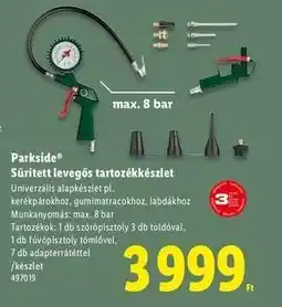 Lidl PARKSIDE Sűrített levegős tartozékkészlet ajánlat