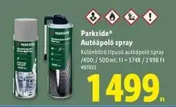 Lidl Parkside Autóápoló spray ajánlat