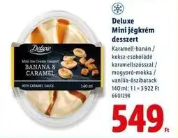 Lidl Deluxe Mini jégkrém desszert ajánlat
