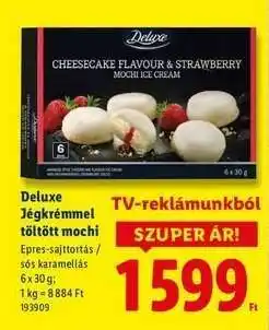 Lidl Deluxe Jégkrémmel töltött mochi ajánlat