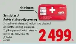Lidl SENSIPLAST Autós elsősegélycsomag ajánlat