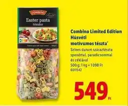 Lidl COMBINO LIMITED EDITION Húsvéti motívumos tészta ajánlat