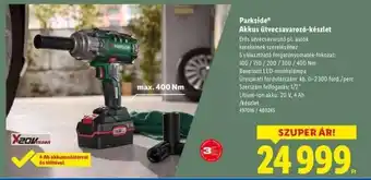 Lidl Parkside Akkus ütvecsavarozó készlet ajánlat