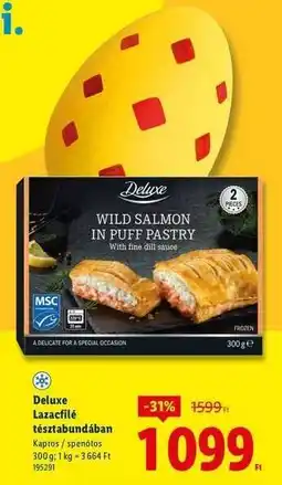 Lidl Deluxe Lazacfilé tésztabundában ajánlat