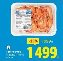 Lidl Fehér garnéla ajánlat
