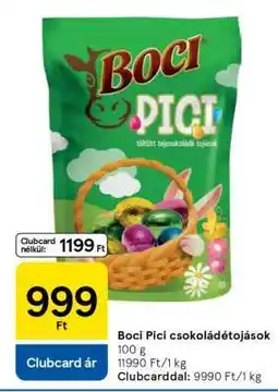 Tesco Boci Pici csokoládétojások ajánlat