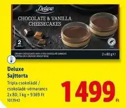 Lidl Deluxe Sajttorta ajánlat