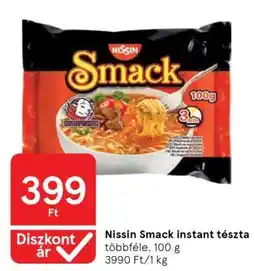 Tesco Nissin Smack instant tészta ajánlat