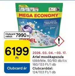 Tesco ARIEL Mosókapszula ajánlat