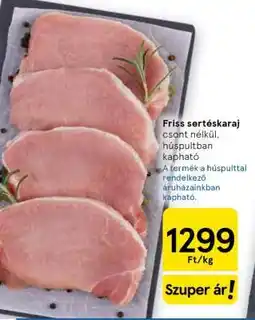 Tesco Friss sertéskaraj ajánlat