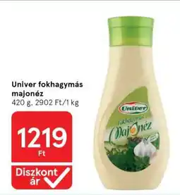 Tesco Univer fokhagymás majonéz ajánlat