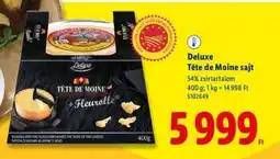 Lidl DELUXE Tête de Moine sajt ajánlat