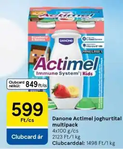 Tesco Danone Actimel joghurtital multipack ajánlat