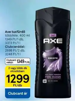 Tesco AXE Tusfürdő ajánlat